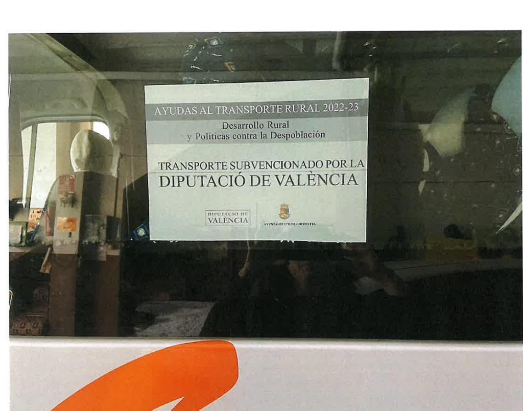 Ayudas al transporte de Diputació de València